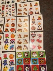 Vintage 1970s-90s Lot Of 30+ Stickers Mixed Brands – Dennison – And More !!