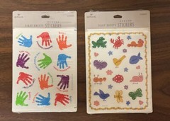 Vintage Hallmark Stickers Kids Children RARE Lot Of 2 Packs 16 Sheets Total NEW