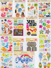 2099+ Lot of Scrapbooking Stickers Assorted Brands Mixed Themed Card Making DIY