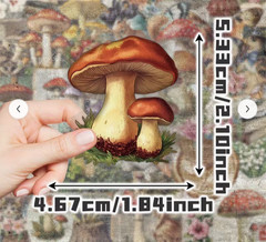 LOT 0F 25 MIXED STICKERS RABBITS FRUIT MUSHROOMS FLOWERS BIRDS VICTORIAN THEME