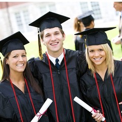 Red Graduation Honor Cord 67 Inch Braided Rope With Tassel For Ceremony