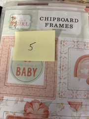 20 Echo Park 6 x 12 Chipboard Phrases Multiple Variations