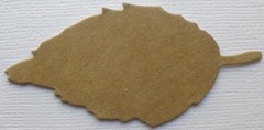 {10} ASSORTED FALL LEAVES – Autumn Leaf Foilage – Bare Chipboard Die Cut