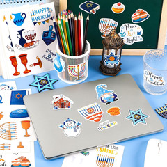 200 Pegatinas de Januce Ninos Dreidel Menora de Velas Fiesta DIY Manualidades