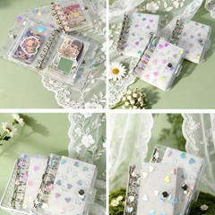 Binders Notebook Refillable Pages 5 Hole Design for Multiple Angles Writing Use