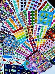1099+ 3D Puffy Vinyl Decal Stickers Kids Toddler Teacher Rewards Party Favors