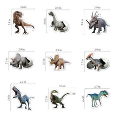 100pcs Jurassic Dinosaur Stickers for Kids Waterproof Vinyl Dino Stickers for…