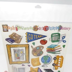 StickerKins Photo Safe Binder School Scrapbooking Crafts 2 Packages50+ Stickers