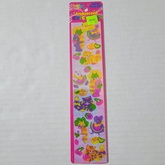 Vintage Lisa Frank Iridescent and Holographic Stickers Dogs Cats Fruit Veggies