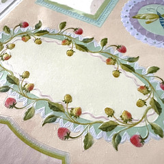 Brenda Walton Florals Scrapbook Stickers Lot – K&Co – Retired – 10 pc Kit
