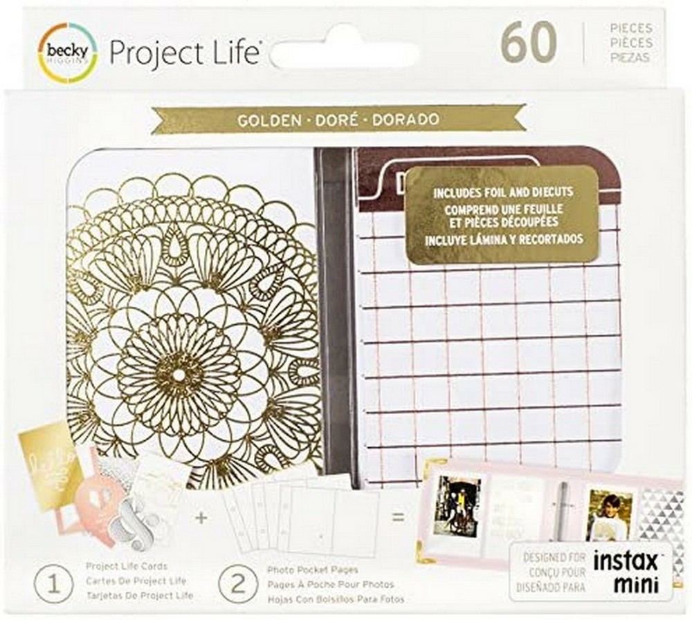 Becky Higgins Project Life GOLDEN Scrapbooking Card Embellishment Value Kit SALE