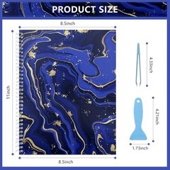 Large Reusable Sticker Book Collecting Album 8.5 x 11 Inch Sticker Storage Or…