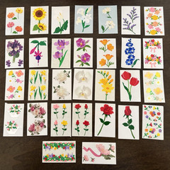 VTG Lot of Mrs. Grossman FLOWER Stickers ~30 sheets~80+ stickers~Great Condition