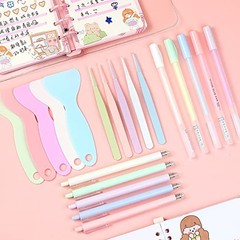 Doraking Scrapbooking Tool Set Glue Pen Ceramic Cutter Tweezers Shovel Crafting