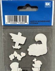 Vintage EK Success Disney Alice In Wonderland Dimensional Stickers 10 pcs Pack