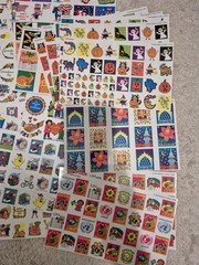 Vintage Lot of 1999-2003 Highlights for Children Holiday Stickers 80 Full Pages