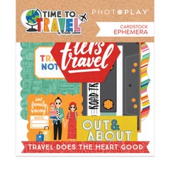 Crafts Die Cuts Time to Travel Vintage Camera Camper Road Trip Tape Mix Lets Go!