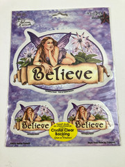 Lavender Purple Fairy Believe Art By Selina Fenech Yujean Stickers Decal NEW