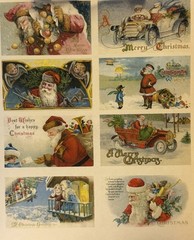 Christmas Junk Journal Ephemera Embellishments Pages Scrapbooking Antique 20+pgs
