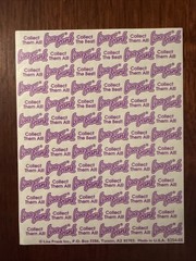 Vintage Lisa Frank 90’s Easter Sheep & Bunny Full Sticker Sheet S254-05 6×5
