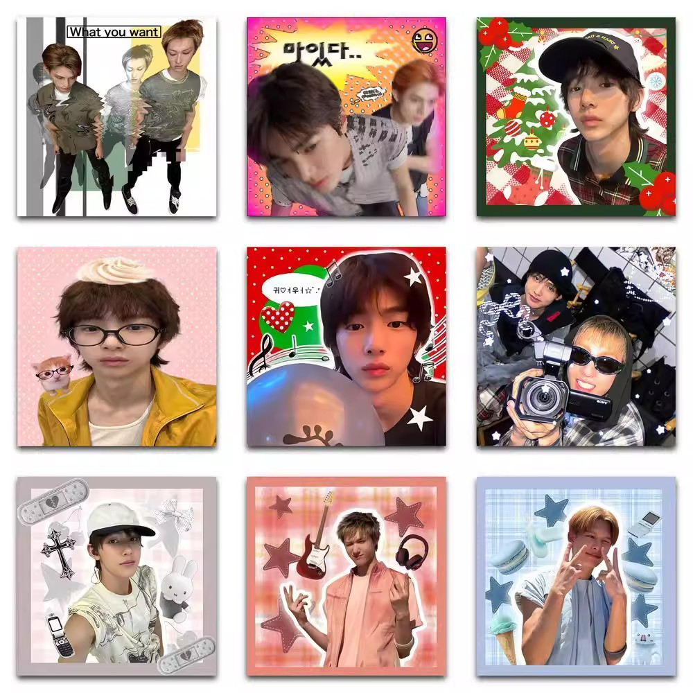 CORTIS GRAFFITI SQUARE STICKERS MARTIN JAMES JUHOON SEONGHYEON KEONHO KPOP L28