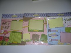 Large Mixed Lot Scrapbook Sheets Craft Smith Easter Spring Birthday New & Used