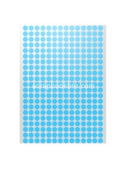 8mm Sky Blue Sticker Dots Adhesive Round Labels Circular Spot Scrapbook
