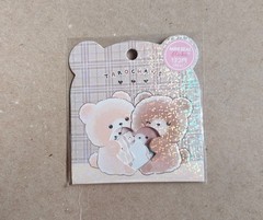 Kawaii crux Japanese sticker flakes bears