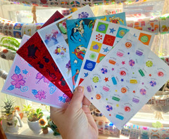 Vintage Full Sticker Sheets: Hallmark, AGC, Dennison, Sanrio+, You Choose!