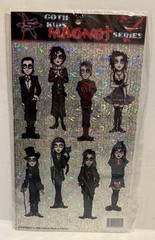 Vintage 1998 Goth Kids Magnets J Belick Pin Up Prism 8 New NOS Girl Boy Y2K