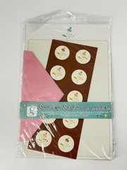 Studio G Bohemian Stationery Set 5.5×8.5in 8 Sheets Envelopes Seals