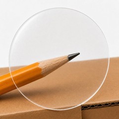 Clear Wafer Seals 1.5″ 5000/Roll for Packaging