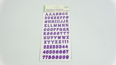 Colorbok Memory Craft 7/16″ Grape 15041 Scrapbook Letter Number Stickers