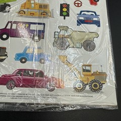 Current Scrapbook Sticker XL Sheet – Card Trucks Construction Kids – 608427