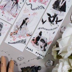 Anime Theme Sticker Sheets for Scrapbooking & Journaling, Multicolor