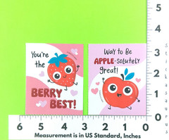 AGC Valentine’s Day Love Mini Sticker Sheet Set Of 4 Scented Style 2