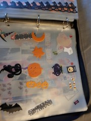 Creative Memories Scrapbooking Organizer Binder w/ Mixed Embellishments Lot