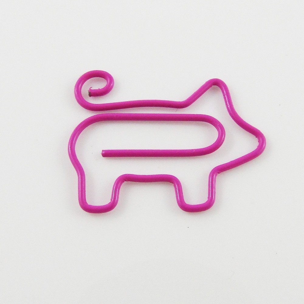 6pcs Pig Novelty Paper Clip Photo Clip 20x26mm Journal Scrapbook