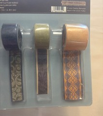 NEW Creative Memories Paper Ribbon REMINISCE 4 Rolls Open Box Contemporary