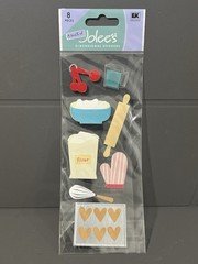 Jolee’s Dimensional Stickers Scrapbooking Baking Theme Kitchen Cooking