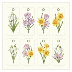 Pretty Floral Tags Set Junk Journal Scrapbook Choose A Set