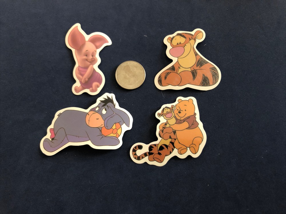 Disney Stickers – Disney Winnie The Pooh / Tigger Lot of 4 Stickers.