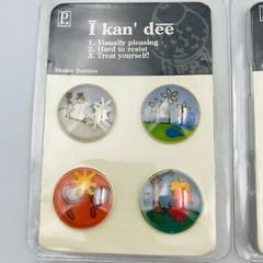 Lot of 6 I KAN DEE Shaker Bubbles 3-D Stickers New NIP Crafting -12 Styles Avail