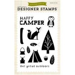 Echo Park Designer Stamps HAPPY CAMPER Steel Dies Scrapbooking