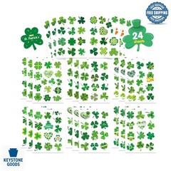 Irish St. Patrick’s Day Vinyl Stickers – 309 Pieces, Multi-Surface Use