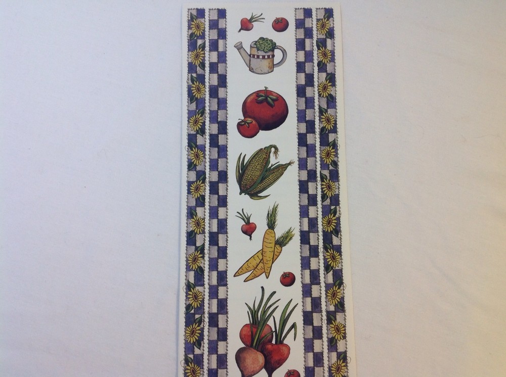 Garden Vegetables Sunflowers SCRAPBOOKING Stickers & Borders By Joy Marie A134