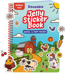 Unicorn Sticker Book – 50 Reusable Stickers, Travel Activities for Ages 3-5