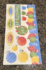 Close to My Heart HOLLYDAYS My Stickease Assortment Stickers Christmas