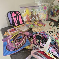Mixed Crafting Lot Paper Crafts Scrapbooks Cards Junk Journals 100’s Of Pieces
