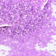 5000 Glass Tube Bugle Beads 2X2mm Transparent Color Choice + Storage Box